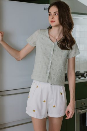 ACW Button Pocket Shorts in Pineapple